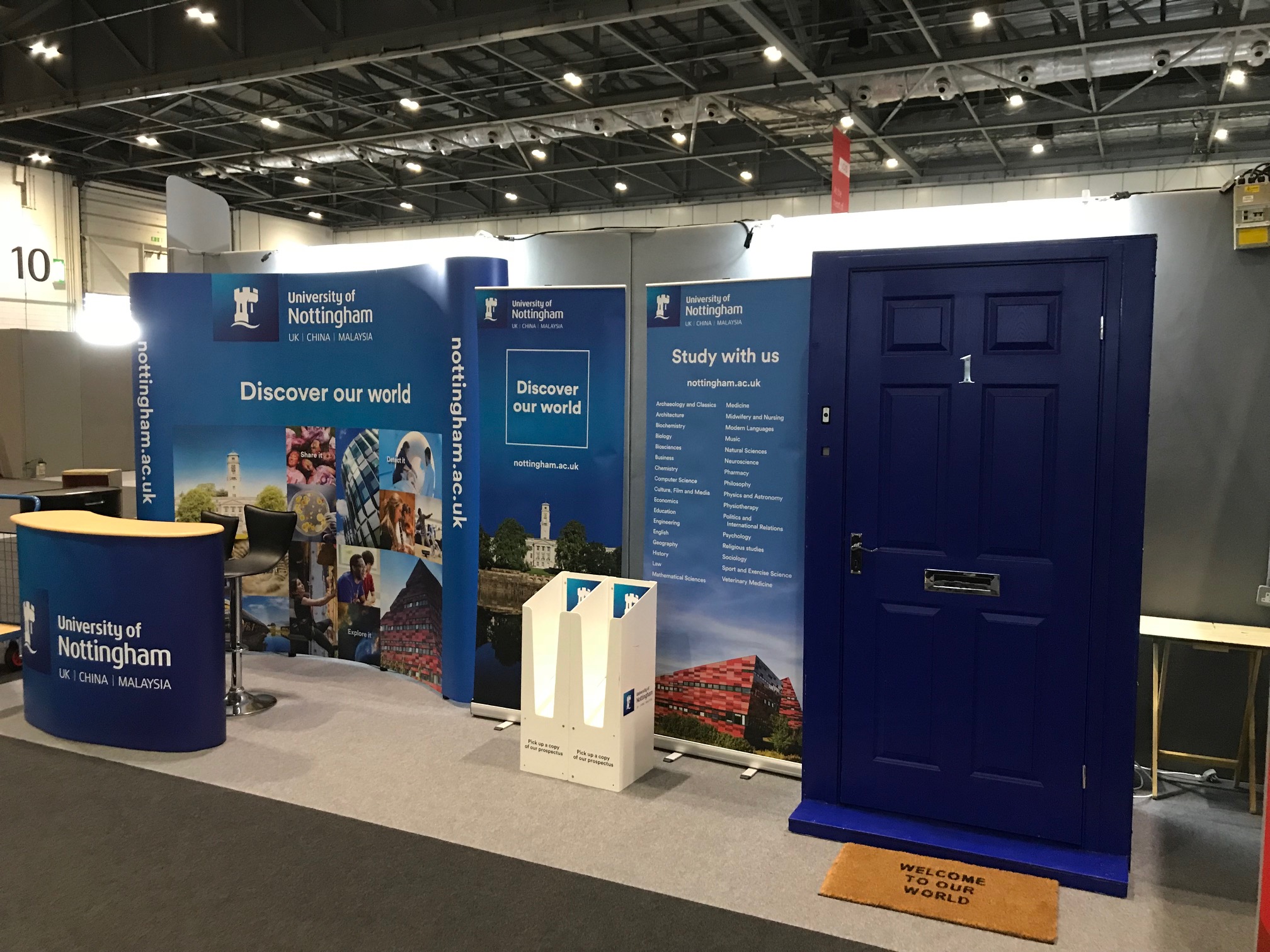 Nottingham University Exhibition Stand